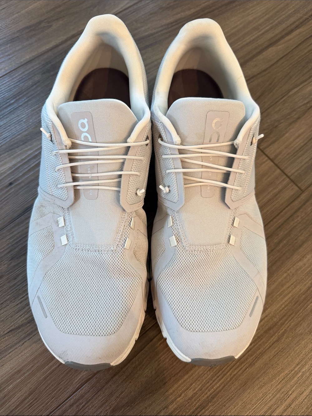 On Running Men’s Soft Beige Athletic Sneakers